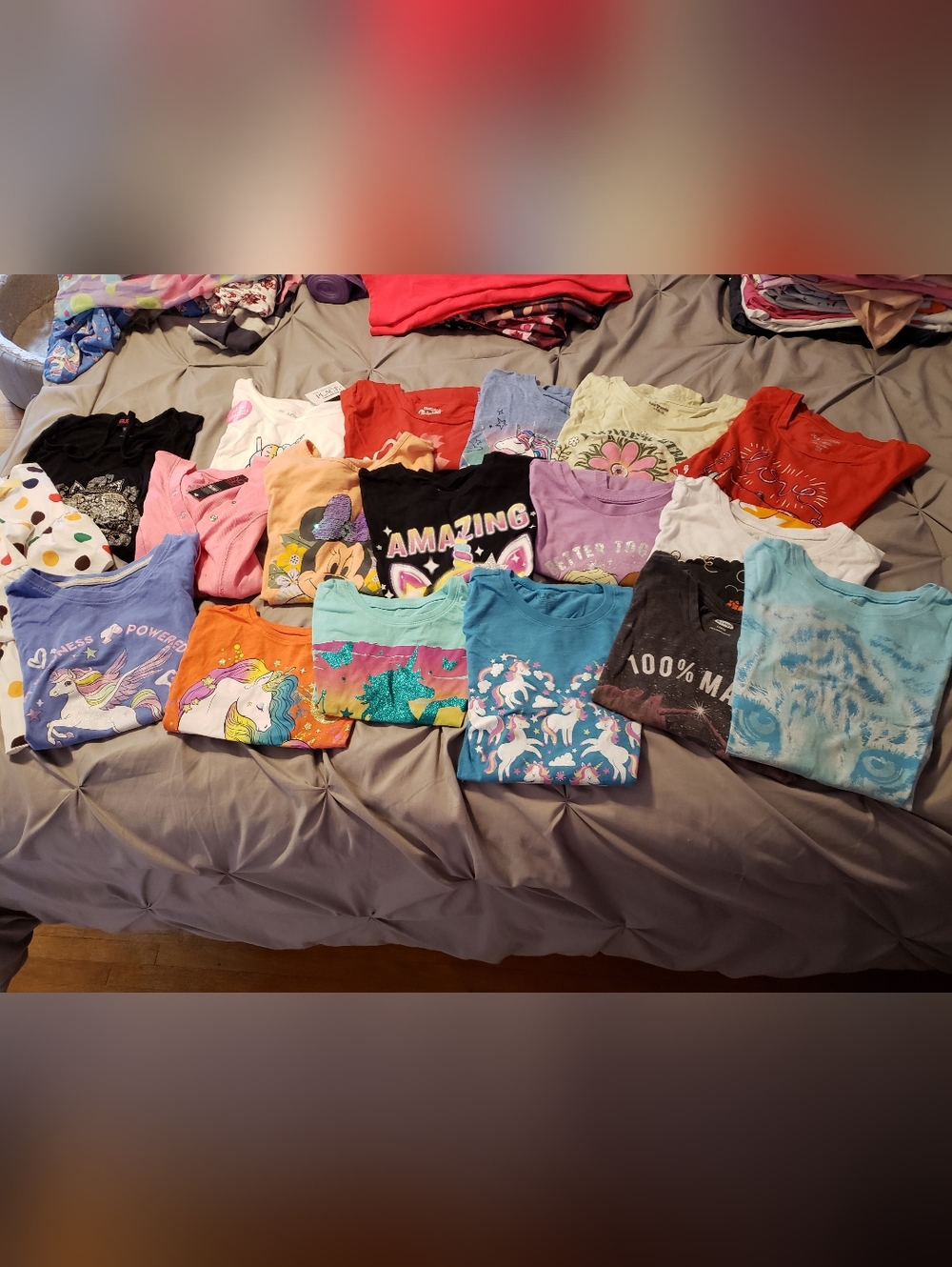 Girls Short Sleeve Shirt Lot, Size 10/12